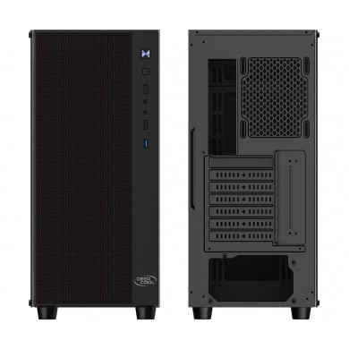 Carcasa DEEPCOOL MATREXX 55 MESH / w/oPSU / Side panel / ATX / Black