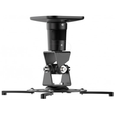 PureMounts PM-SPIDER-PLUS-B Suspension Bracket for Projector, Ceiling to Projector 225mm, tilt: +/- 180&deg;, swivel:180&deg;, rotade: 360&deg;, max 15kg, Black
