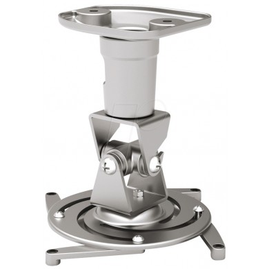 PureMounts PM-SPIDER-PLUS-S Suspension Bracket for Projector, Ceiling to Projector 225mm, tilt: +/- 180&deg;, swivel:180&deg;, rotade: 360&deg;, max 15kg, Silver
