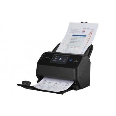 Document Scanner Canon DR-S150 (2405C003), WiFi, ADF (60 sheets - 50-80g/m2), CIS 1 Line Sensor, 4.3&rdquo; LCD Front/ Back/ Duplex, B&W 45ppm/90ipm - colour 45ppm/90ipm, 600x600dpi, 24-bit colour, Daily Duty Cycle: 4000 scans/day, USB 3.2 Gen1x1/USB 2.0, Gb LAN