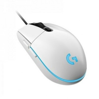 Logitech Gaming Mouse G102  LIGHTSYNC RGB lighting, 6 Programmable buttons, 200- 8000 dpi,  Onboard memory, White