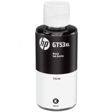 HP GT53XL (1VV21AE) 135-ml Black Original Ink Bottle (~8,000 pages)for HP Ink Tank 115, HP Ink Tank 315/319, HP Ink Tank Wireless 415/419, DeskJet G5810/G5820)