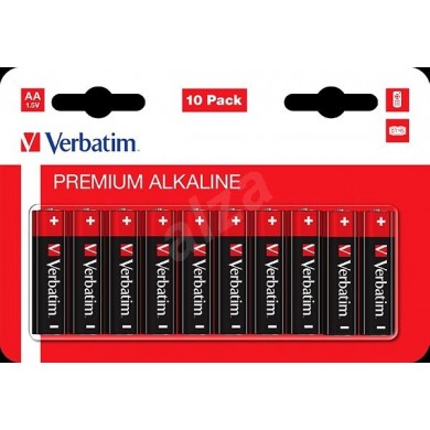 Verbatim Alcaline Battery  AAA, 10pcs, Blister pack