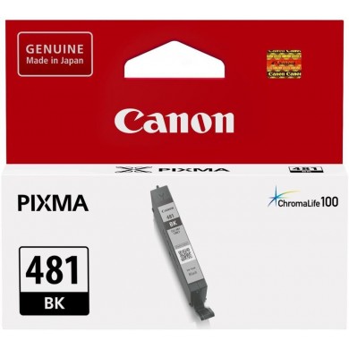 Ink Cartridge Canon CLI-481 BK (2101C001) for Canon PIXMA TS6140, TS8140, TS9140, TR7540, TR8540