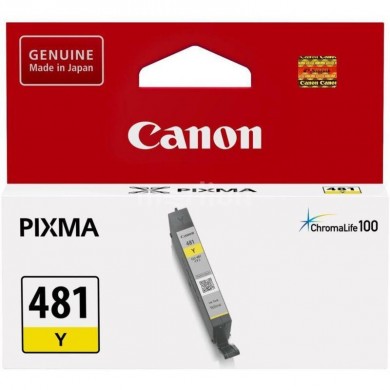 Ink Cartridge Canon CLI-481 Y (2100C001) for Canon PIXMA TS6140, TS8140, TS9140, TR7540, TR8540