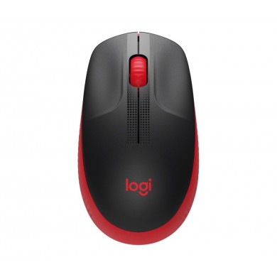Logitech Wireless Mouse M190 Full-size - RED - 2.4GHZ - EMEA - M190