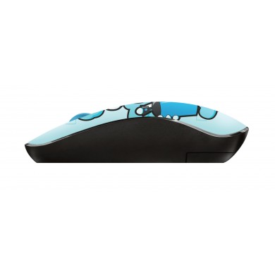 Trust Sketch Blue Wireless Mouse, Silent Click, 15m  2.4GHz, Micro receiver, 1600 dpi, 3 button, USB