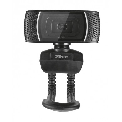Trust Trino HD Video Webcam, 720p HD Webcam with convenient built-in microphone, 1,43m, USB