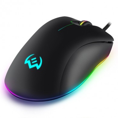 SVEN RX-G830 RGB Gaming, Optical Mouse, 500-6400 dpi, 5+1 buttons (scroll wheel),  DPI switching modes, USB
