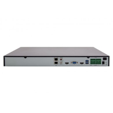 UNV NVR304-16E-B, 16-ch, 4 SATA, Incoming Bandwidth 160Mbps, 16 x 1080P@30 / 8 x 4MP@30 / 4 x 4K@30, Dual Network interface,  Audio In/Out 1/1, Alarm In/Out 16/4, 1U, H.265&4K