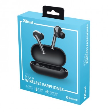Casti Trust  Nika Touch Bluetooth / Black
