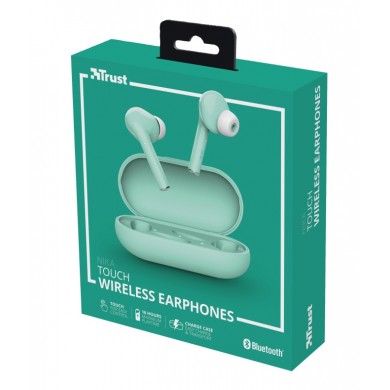Casti Trust Nika Touch  Bluetooth / Turquoise