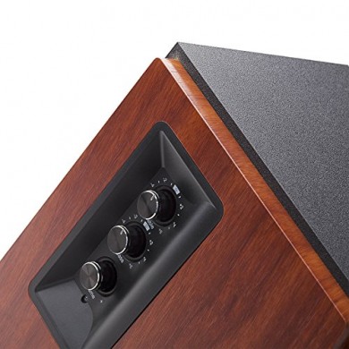 Boxe Edifier R1700BTs Brown / 66W RMS /  Bluetooth 5.0 with Qualcomm aptX / Audio in: 2x RCA / optical / coaxial / AUX / remote control / wooden / (4&rdquo;+3/4')
