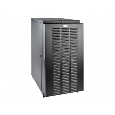19" 24U Standard Floor Rack, SN-IRON 19" 24U-06-06-DP-PG-2BG, 600х600х1235, Perforated Door, Black