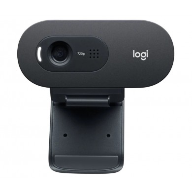 Logitech Business HD Webcam C505e, HD 720p/30fps video calls & recording, 1 omni-directional Mic, USB 2m Black