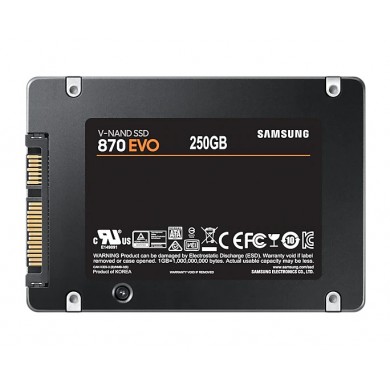 SSD 2.5&rdquo;  Samsung SSD 870 EVO 250GB (MZ-77E250BW)