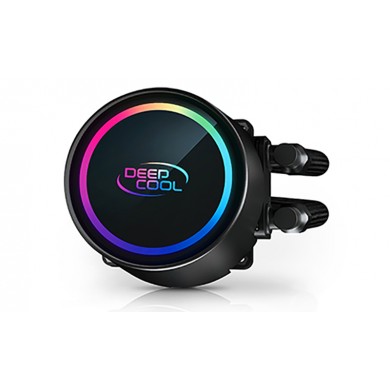DEEPCOOL Liquid Cooler &rdquo;GAMMAXX L240 A-RGB&rdquo;, Anti-Leak Technology, Socket LGA2066/2011/1851/1700/1200/115x & AM5/AM4, 2x 120mm ARGB PWM fans: 500-1800 RPM&plusmn;10%, <30 dB(A), 69.34 CFM, 4-pin PWM, Pump: 2400 RPM, 17.8dBA, Cooper Base, Hydro Bearing, Black