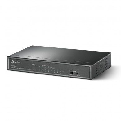 PoE Switch TP-LINK TL-SF1008LP / 8 port / 100Mb / RJ45 / steel case