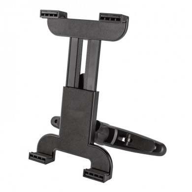 Trust Thano Tablet Headrest Car Holder, Adjustable fixing clamp firmly holds tablets up to 195mm wide (7-11")