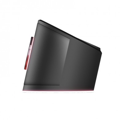 Trust Gaming GXT 619 Thorne RGB Illuminated Soundbar, 2.0 Stereo speakers with 12W of peak power provide a solid gaming experience, Black