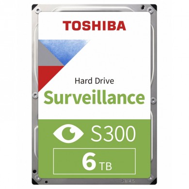 3.5" HDD 6.0TB  Toshiba HDWT860UZSVA  S300,  Surveillance, SMR Drive, 24x7, 5400rpm, 256MB, SATAIII