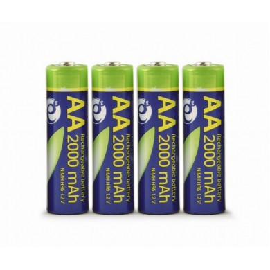 EnerGenie EG-BA-AA20R4-01 Ni-MH rechargeable AA batteries, 2000mAh, 4pcs blister pack