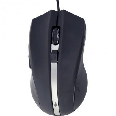 Gembird MUS-GU-02, 6-button G-laser mouse with scroll wheel, 800-2400dpi, USB, Black