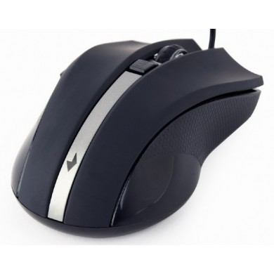 Gembird MUS-GU-02, 6-button G-laser mouse with scroll wheel, 800-2400dpi, USB, Black