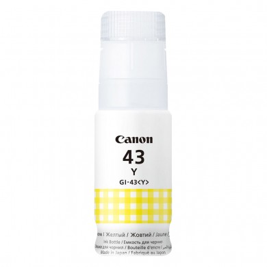Ink Bottle Canon INK GI-43 Y (4689C001), Yellow, 60ml for Canon Pixma G640/540, 8000 pages.