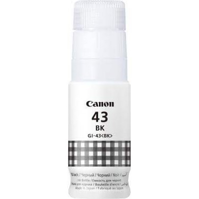 Ink Bottle Canon INK GI-43 BK (4698C001), Black, 60ml for Canon Pixma G640/540, 3700 pages.
