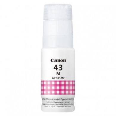 Ink Bottle Canon INK GI-43 M (4680C001), Magenta, 60ml for Canon Pixma G640/540, 8000 pages.