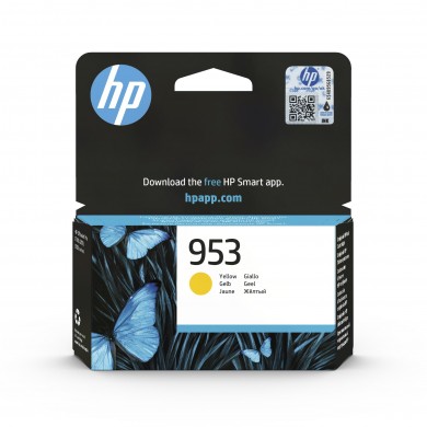 HP 953 (F6U14AE) Yellow Ink Cartridge; (for HP OfficeJet Pro 7720, 7730, 7740, 8710, 8720, 8725, 8728, 8730, 8740, 7740, 8218, 8715, 8718, 8719)