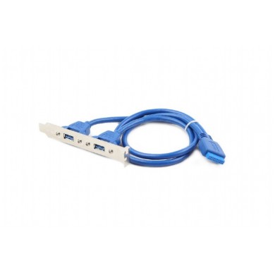 Adaptor Gembird CC-USB3-RECEPTACLE, Dual USB 3.0 receptacle on bracket