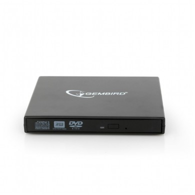 External DVDRW Drive Gembird DVD-USB-02-SV, Portable-17mm, CDR/RW +24x/-24x, DVDR+8x/-8x, RW+6x/-6x, DL+6x, RAM 5x, USB2.0, Silver, Retail External DVDRW Drive Gembird DVD-USB-02-SV, Portable-17mm, CDR/RW +24x/-24x, DVDR+8x/-8x, RW+6x/-6x, DL+6x, RAM 5x, USB2.0, Silver, Retail