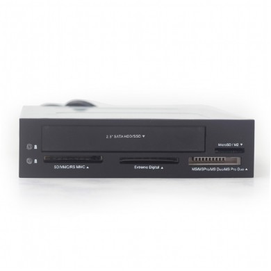 Card Reader Gembird FDI2-ALLIN1-03, Internal USB card reader/writer with SATA port, black