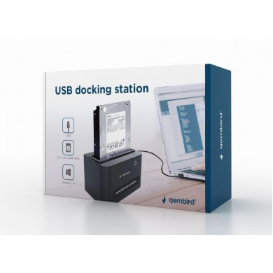 Gembird HD32-U2S-5, USB docking station for 2.5 and 3.5 inch SATA hard drives