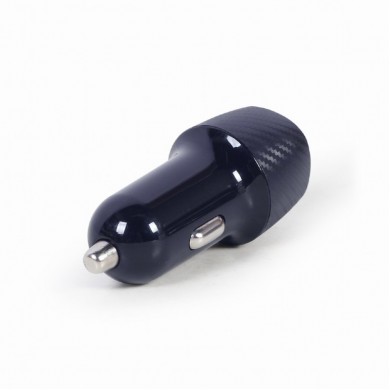 USB Car Charger - TA-U2QC3-CAR-02, 2-port USB car fast charger, Type-C PD, 18 W, black