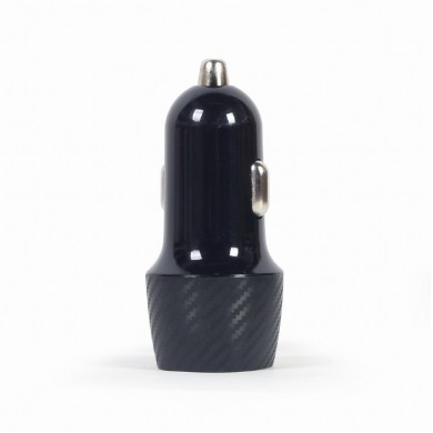 USB Car Charger - TA-U2QC3-CAR-02, 2-port USB car fast charger, Type-C PD, 18 W, black