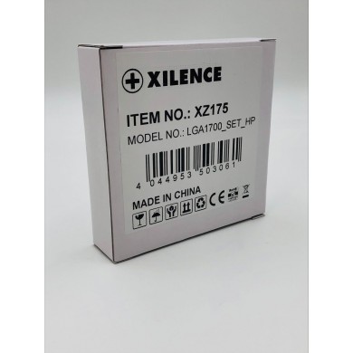 XILENCE XZ175, Adapter Mounting Kit Intel Alder Lake LGA1700 for air cooler, Compatible with M704 series and the M403 series from XILENCE are compatible with Intel's Alderlake processors. XILENCE XZ175, Adapter Mounting Kit Intel Alder Lake LGA1700 for air cooler, Compatible with M704 series and the M403 series from XILENCE are compatible with Intel's Alderlake processors.