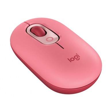 Logitech POP Mouse Wireless Mouse with Customizable Emoji, Multi-device, SilentTouch, SmartWheel, 2 Programmable buttons, Heartbreaker/Rose