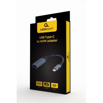 Adaptor Gembird  A-USB3C-HDMI-01, USB Type-C to HDMI