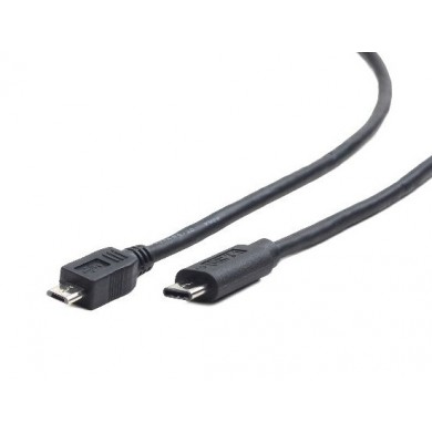 Cable USB 2.0 Micro BM to Type-C - 1.8m - Cablexpert CCP-USB2-mBMCM-6, USB 2.0 Micro BM to Type-C cable (Micro BM/CM), 1.8m