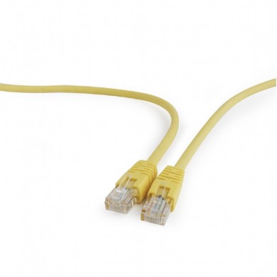 UTP Cat.5e Patch cord, 0.25m, Yellow