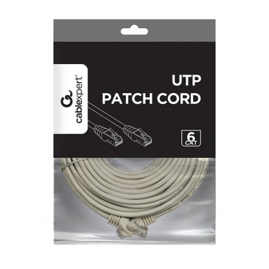 UTP Cat6 Patch cord, 15 m, Grey