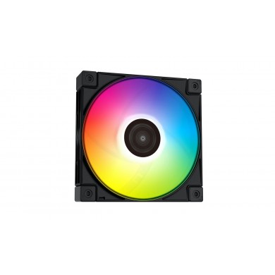 120mm Case Fan - DEEPCOOL &rdquo;FC120B&rdquo; 1x A-RGB LED fan, 120x120x25 mm, 500~1800 RPM&plusmn;10%, 61.91 CFM, <28 dB(A), 4-pin PWM, Hydro Bearing, 3-pin(+5V-D-G)