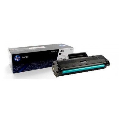 HP 106A (W1106A) Black cartridge for HP Laser 107a /107w, HP Laser 135a/135w, HP Laser 137fnw, 1000 p. HP 106A (W1106A) Black cartridge for HP Laser 107a /107w, HP Laser 135a/135w, HP Laser 137fnw, 1000 p.