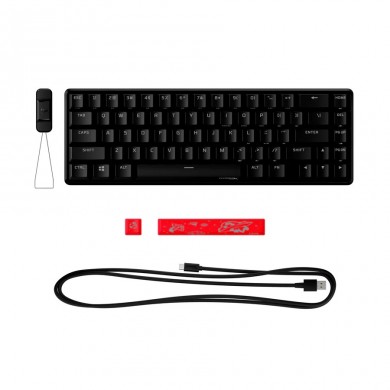 Tastatura HYPERX Alloy Origins 65 RGB, HyperX Red key switch [4P5D6AX#ACB]