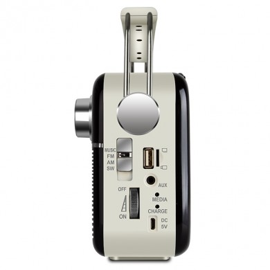 Boxa portabila SVEN SRP-500, Black / 3W / Bluetooth / FM/AM/SW Radio / USB / microSD