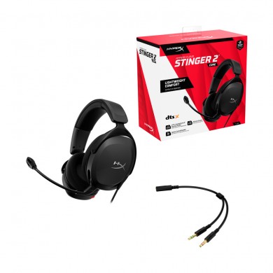 Casti Gaming  HyperX Cloud Stinger 2 Core, Black [683L9AA]
