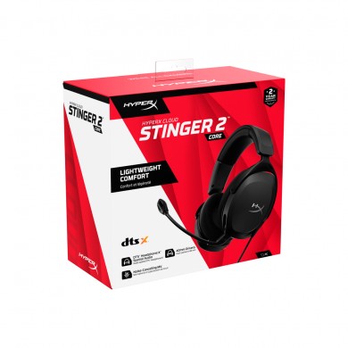 Casti Gaming  HyperX Cloud Stinger 2 Core, Black [683L9AA]